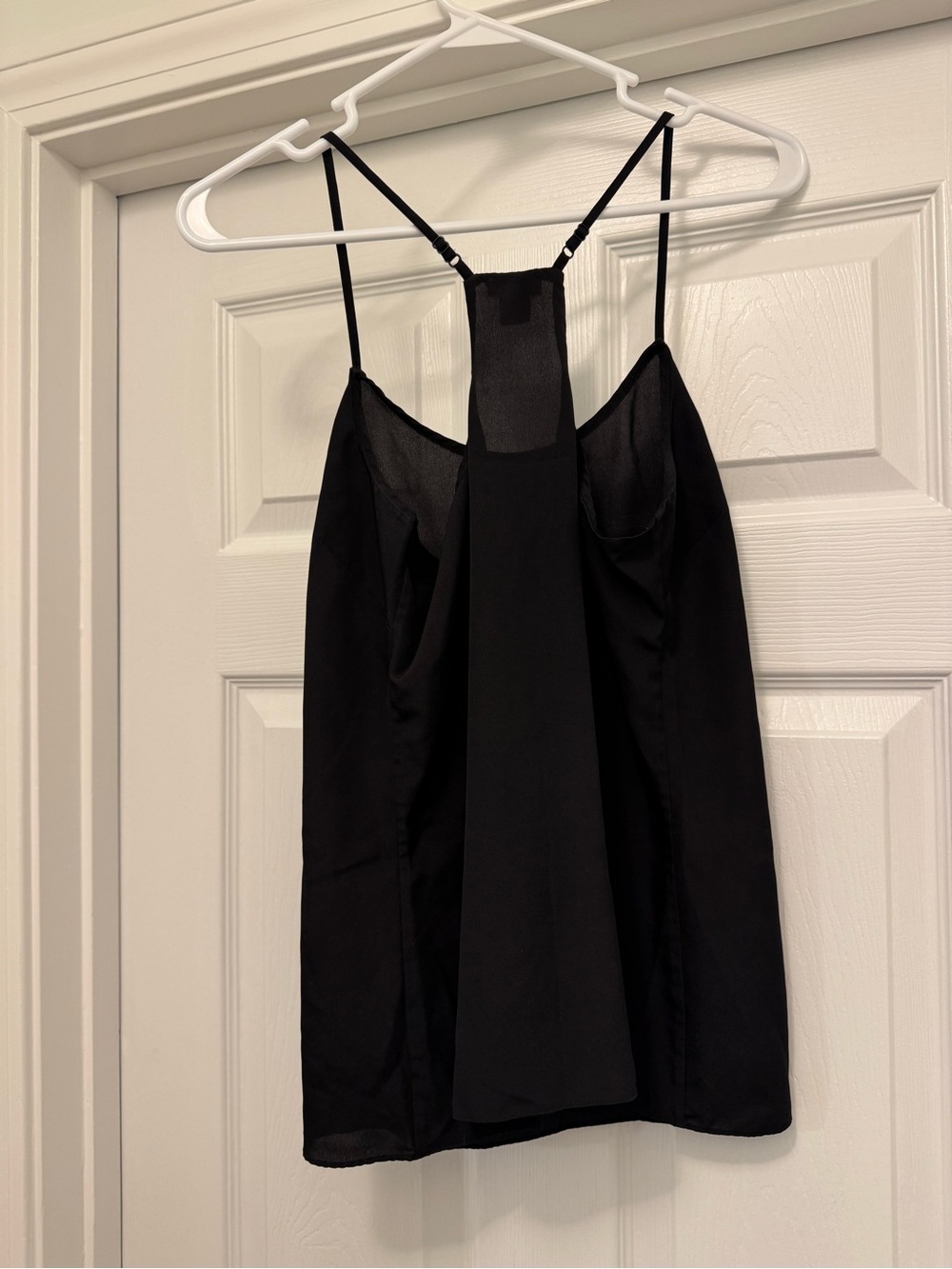 J. Crew Black Strappy Racerback Camisole